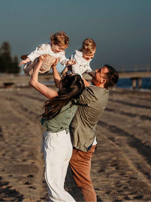 family photography on Altona beach Australia