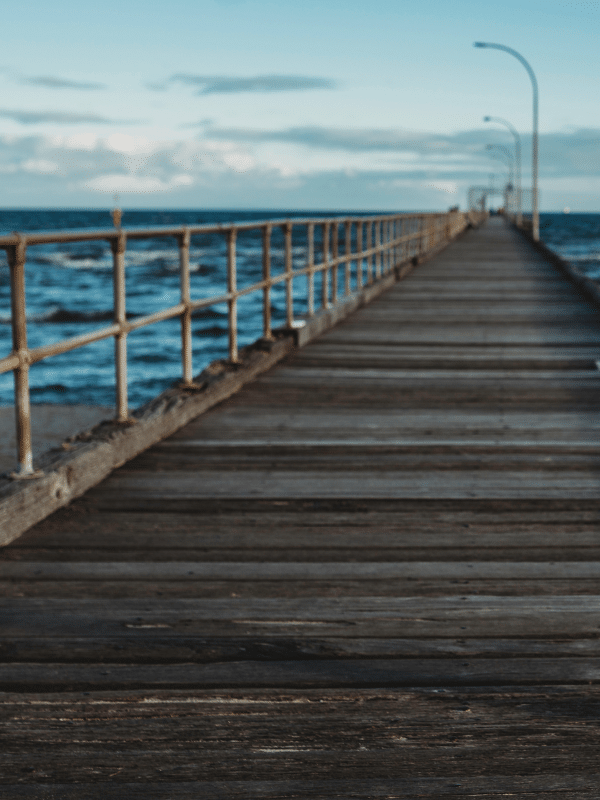 wooden pier altona